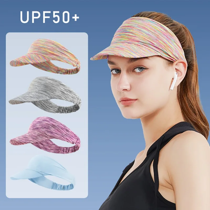

2021 Sports Head With Empty Top Hat Pink Enchanty Sunshade Sweat Cap