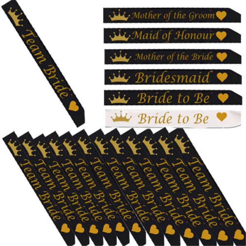 Курица вечерние атласная лента невесты чтобы быть команда Для девичника