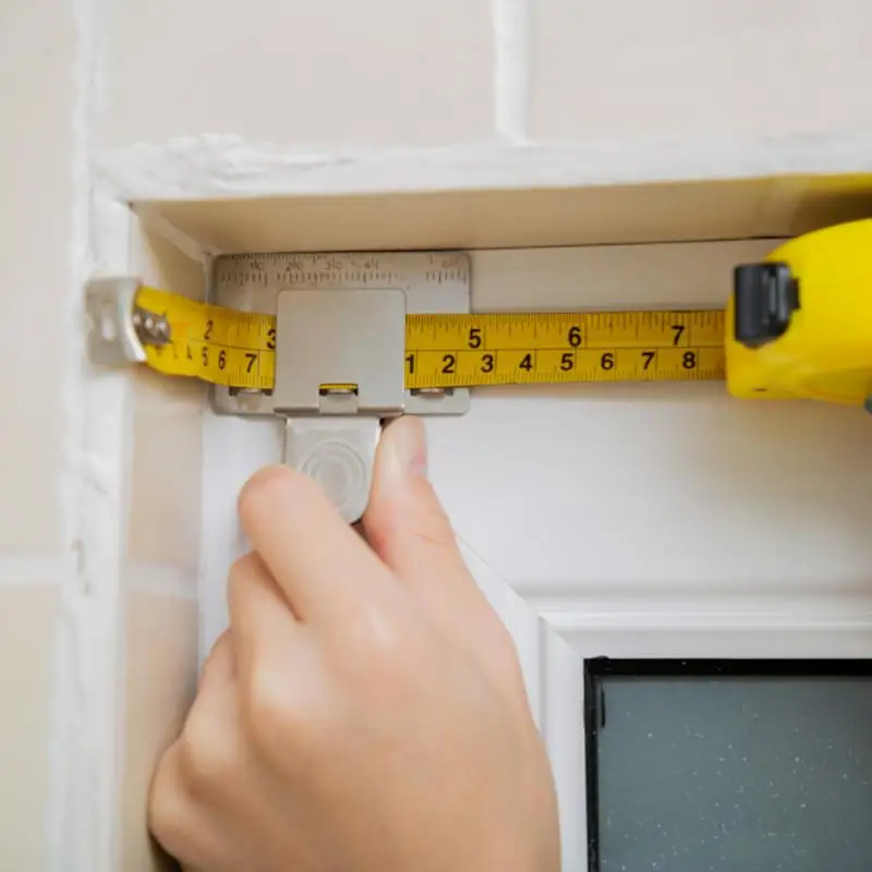 

1 шт. измерительный ленточный зажим, точные и четкие металлические угловые измерительные инструменты, лента, деревообрабатывающие аксессуа...