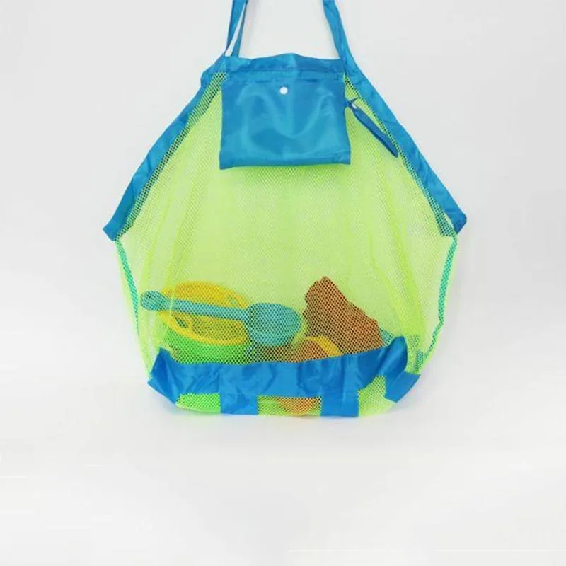 

1 Pc Kids Bag Outdoors Beach Toys Marine Ball Sand Tool Sundries Mesh Handbag Children Toys Storage Organizer Bag