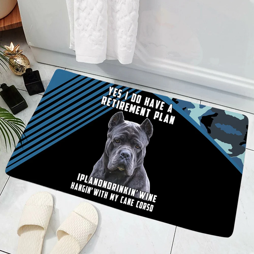 CLOOCL пожалуйста помните что Придверный коврик Amstaff для собак Декор 3D печать ковер