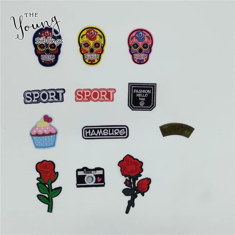 Различные стили термоплавкого клея аппликация вышивка утюгом на нашивке Сделай