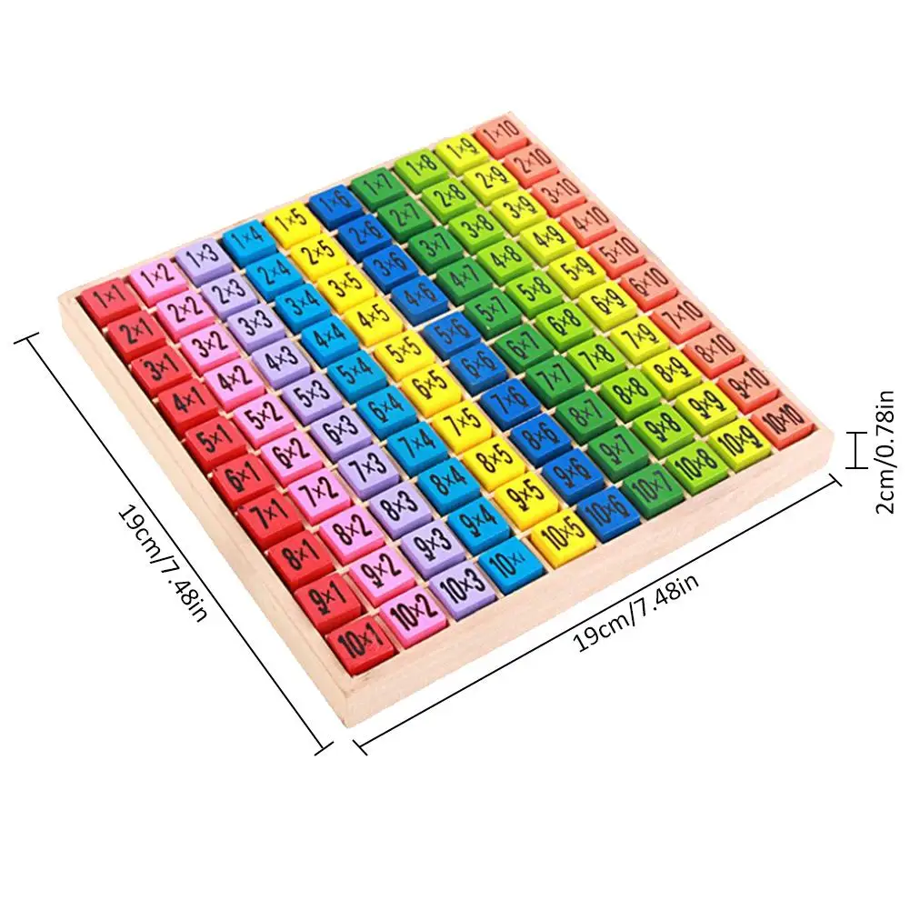 Детские игрушки для малышей таблица умножения 99 математические арифметические