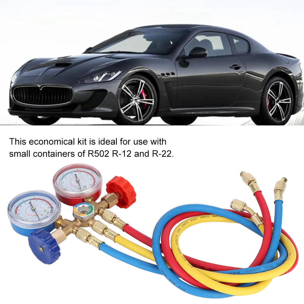 A/C диагностический манометр Холодильный Кондиционер набор инструментов sn для