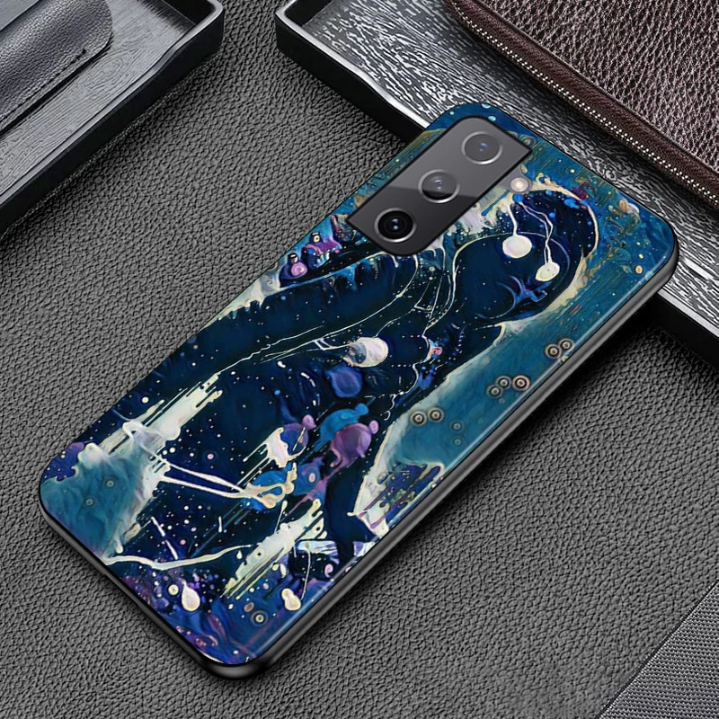 Крутая противогаз смайлик для Samsung Galaxy S10 S10E S9 S8 S7 S6 S22 S21 S20 FE Ultra Pro Lite Edge Plus 5G черный