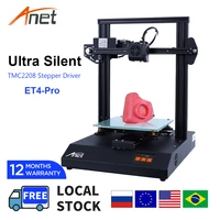 anet et4pro ultra silent 3d printer with tmc2208 driver dm diy auto bed leveling filament detecting resume printing