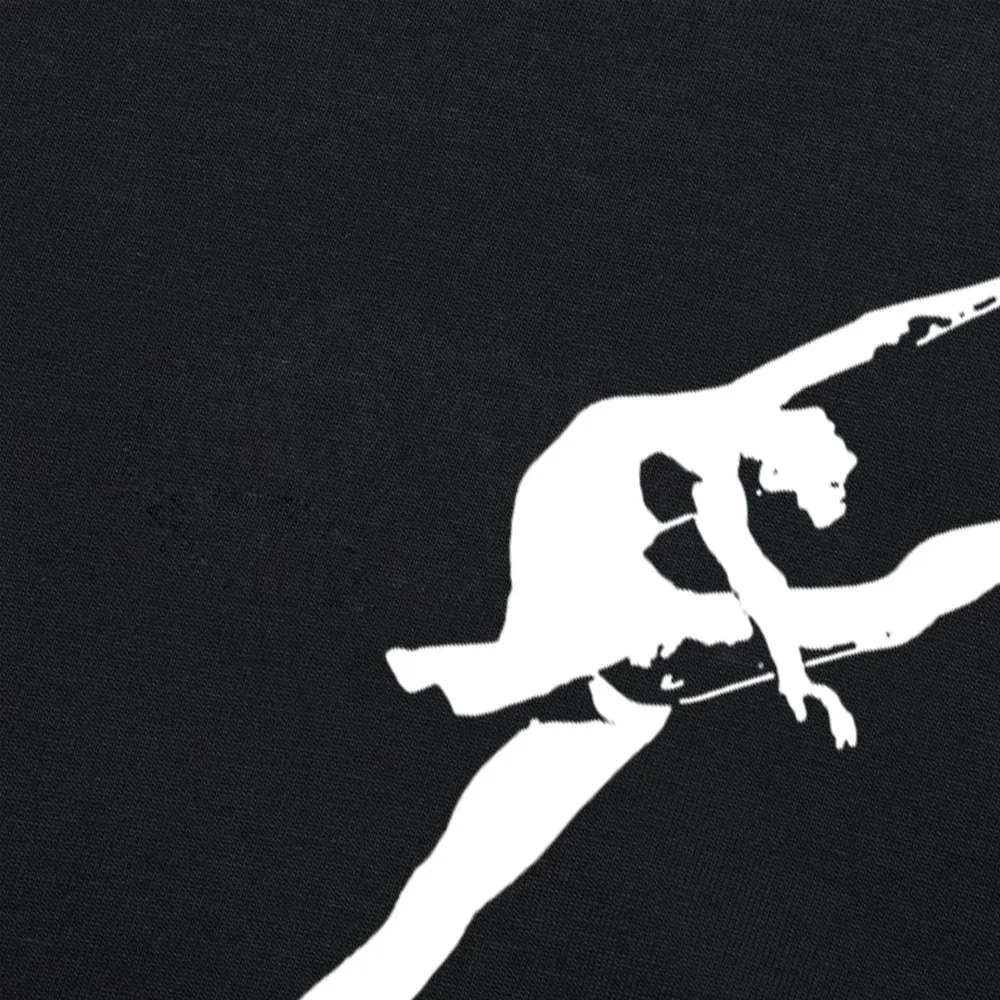 Футболка с изображением балерины в стиле Харадзюку забавная футболка женская