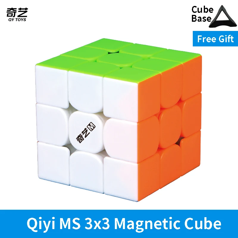 Qiyi MS 3x3 Магнитный 3x3x 3 телефон без наклеек Mofangge скоростные магниты Neo Cubo