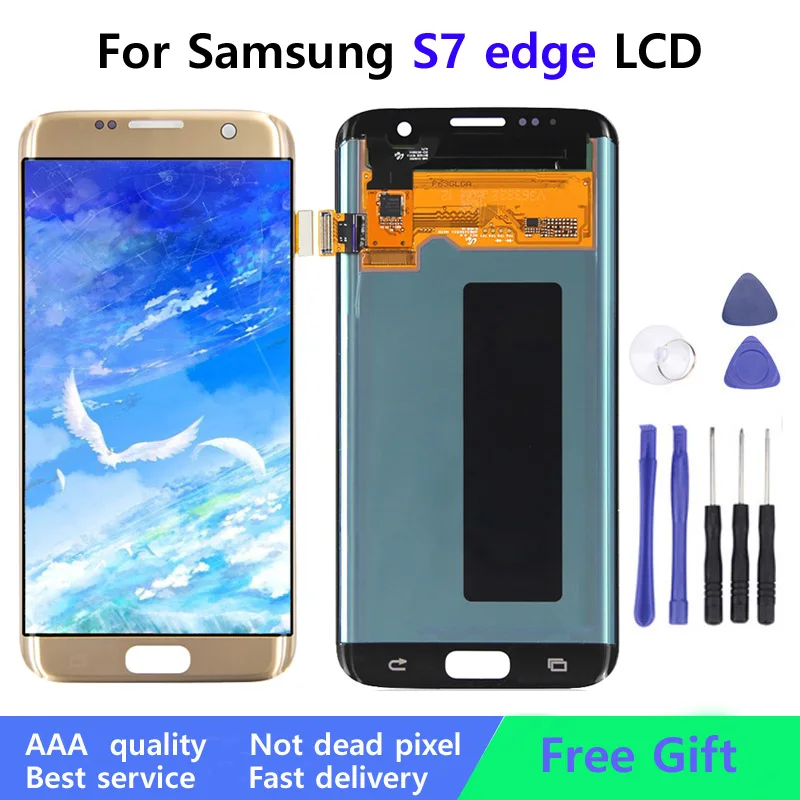 ЖК дисплей Coreprime для SAMSUNG GALAXY S7 Edge G935 G935F с сенсорным экраном и дигитайзером в сборе