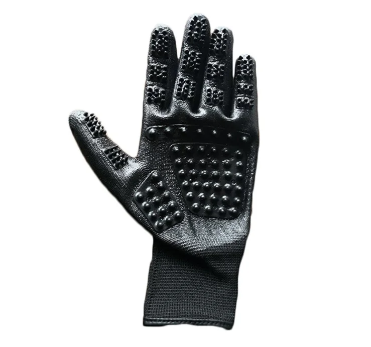 1 пара перчаток для ухода за кошками мягкая резиновая щетка удаления волос