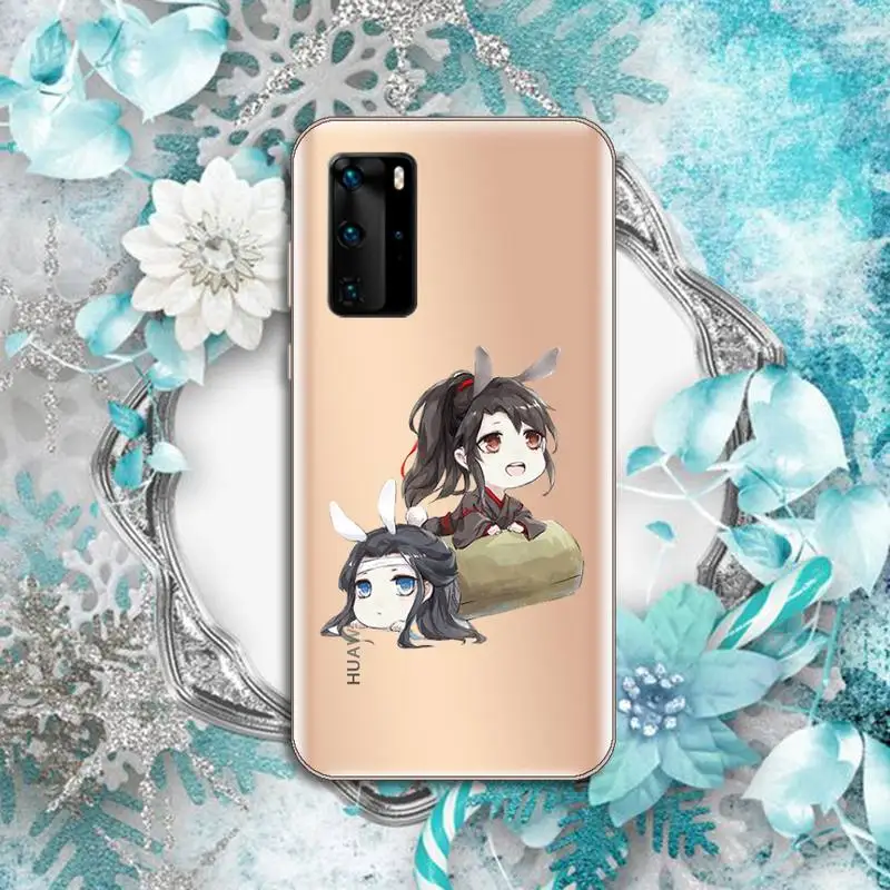 

Mo Dao Zu Shi anime Phone Case Transparent for Huawei P honor 8 10i 20 30 40 smart 2019
