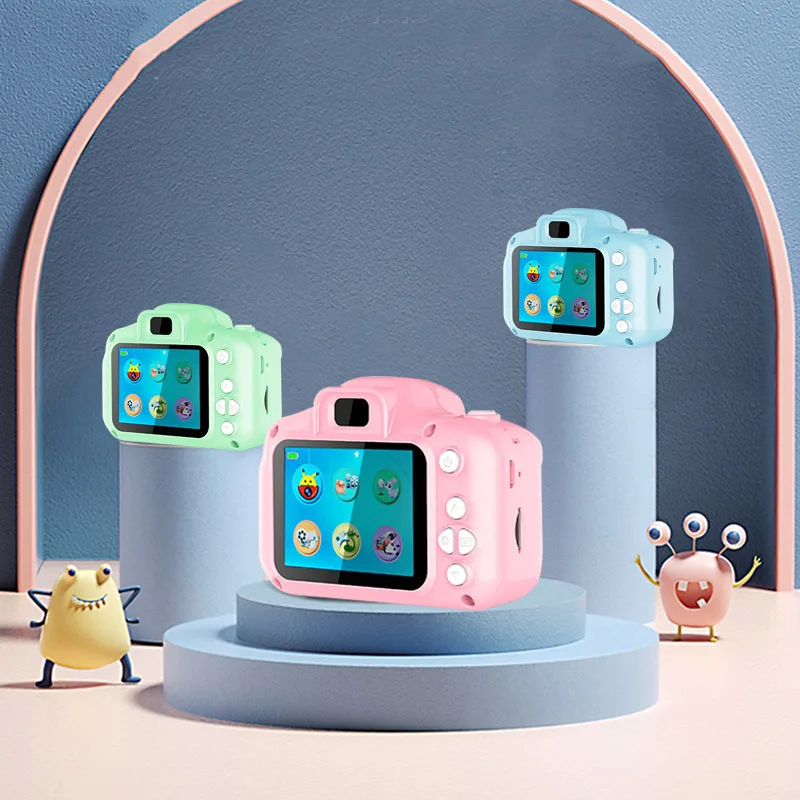 Детская цифровая камера 2 дюйма 13 миллионов пикселей детская мультяшная Милая