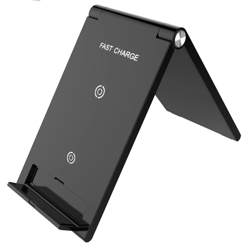 Настольная подставка складное Беспроводное зарядное устройство для iPhone X XR Xs Max 10W