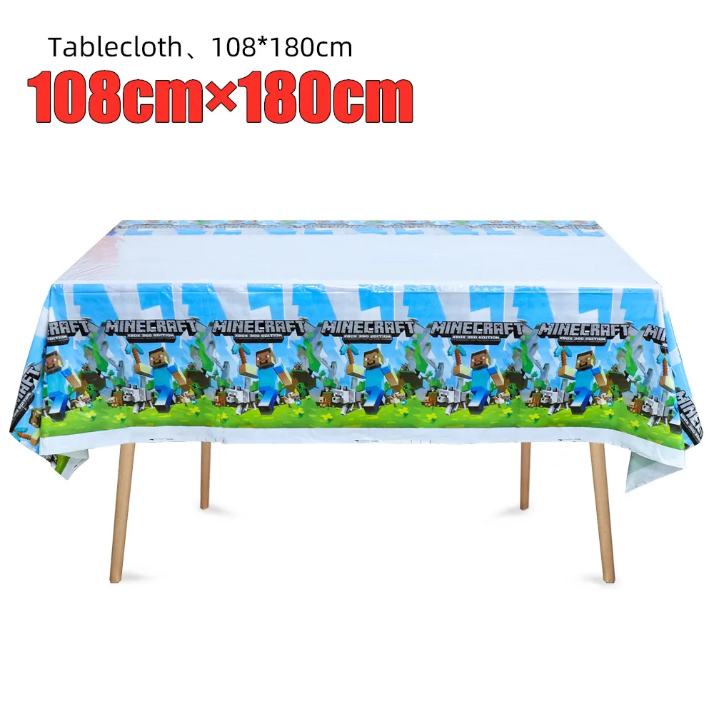 Пластиковая скатерть для детской празднивечерние вечеринки | Дом и сад