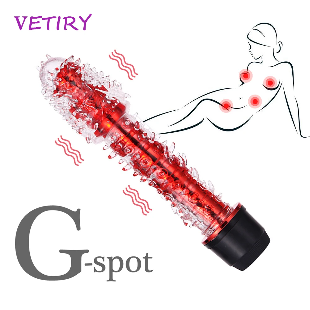 Фаллоимитатор VETIRY Jelly вибратор для пениса многоскоростной точки G вагинальный