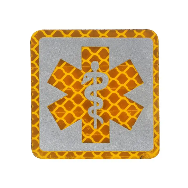 Медик светоотражающий заплата вышивки нарукавная нашивка Красный Крест