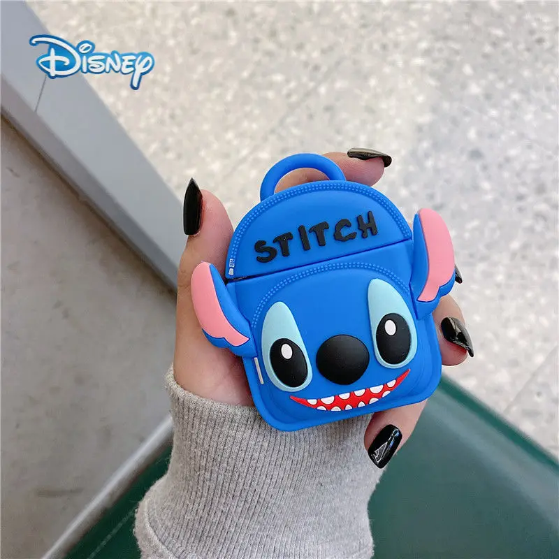 

Disney Stitch Creativity Cartoon Case for Apple Airpods 1 2 airpod Pro 3 Wireless Bluetooth Earphones case Cute Headphone Cover