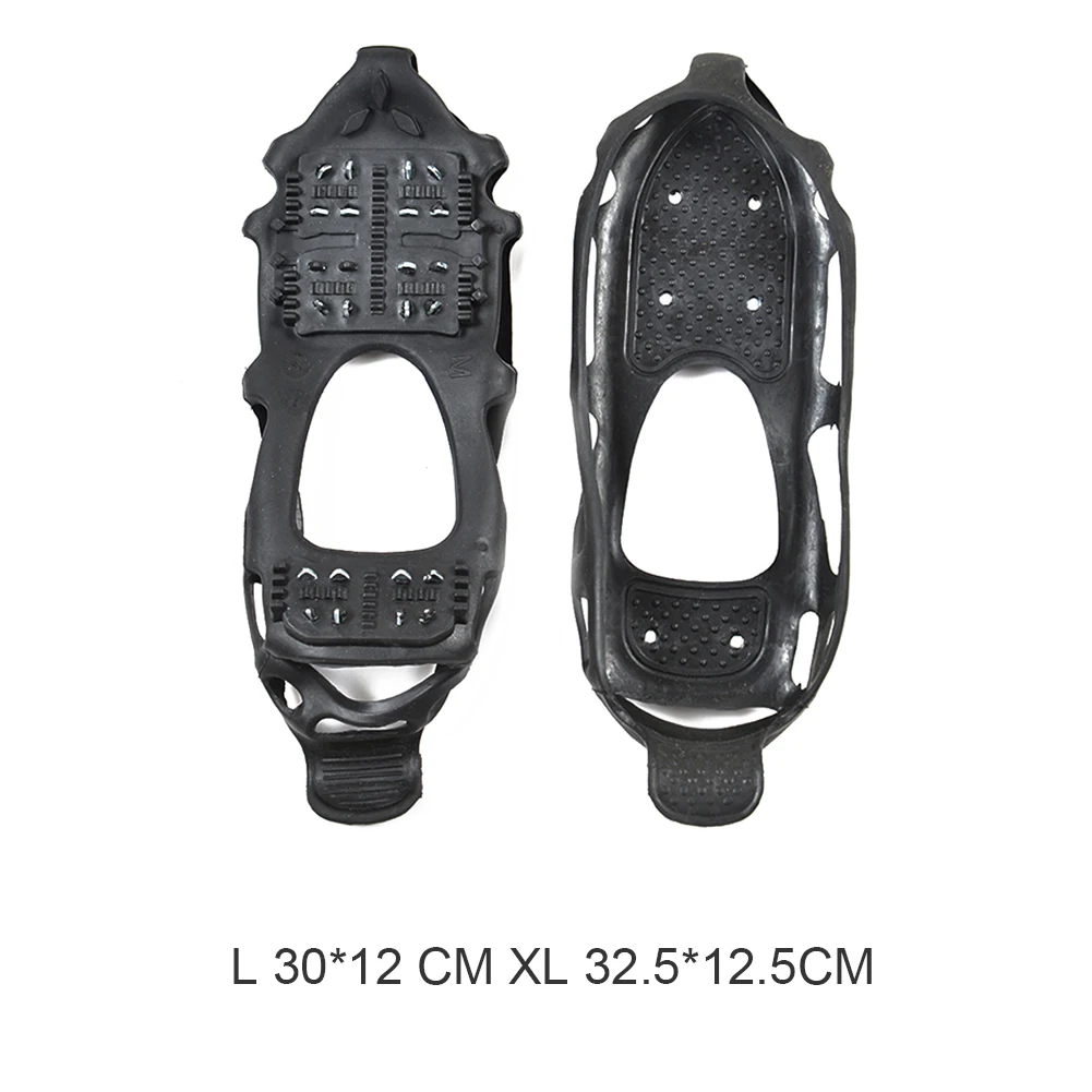 

Durable 24 Studs Anti-Skid Ice Gripper Outdoor Climbing Shoe Anti-Slip Snow Spikes Grips Crampons Cleats Overshoes Cover