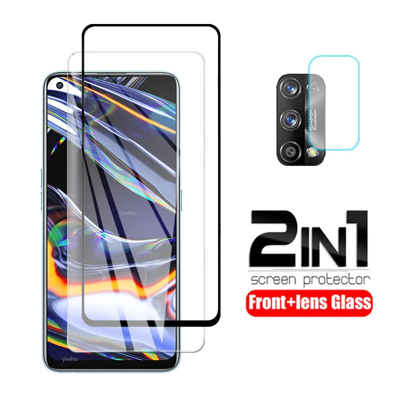 

2 In 1 Camera Lens Protector for Realme x7 Pro Anti Scratch HD Screen Protective Glass for Realme 7 Pro x 7 7Pro x7pro Glass