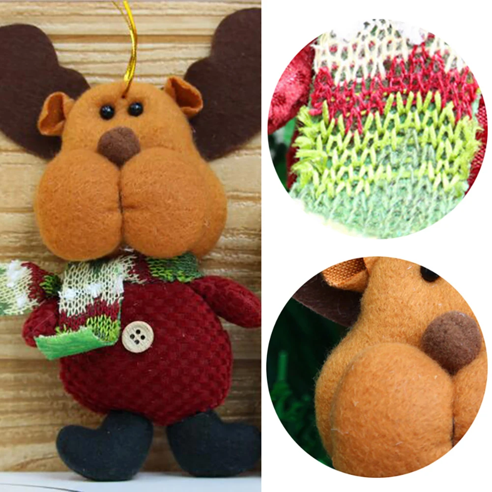 Рождественский Декор изящные украшения в виде Санта-Клауса снежного человека