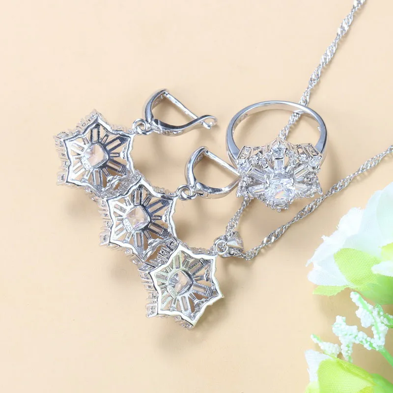 Роскошные комплекты ювелирных изделий для свадебного костюма женщин подарок