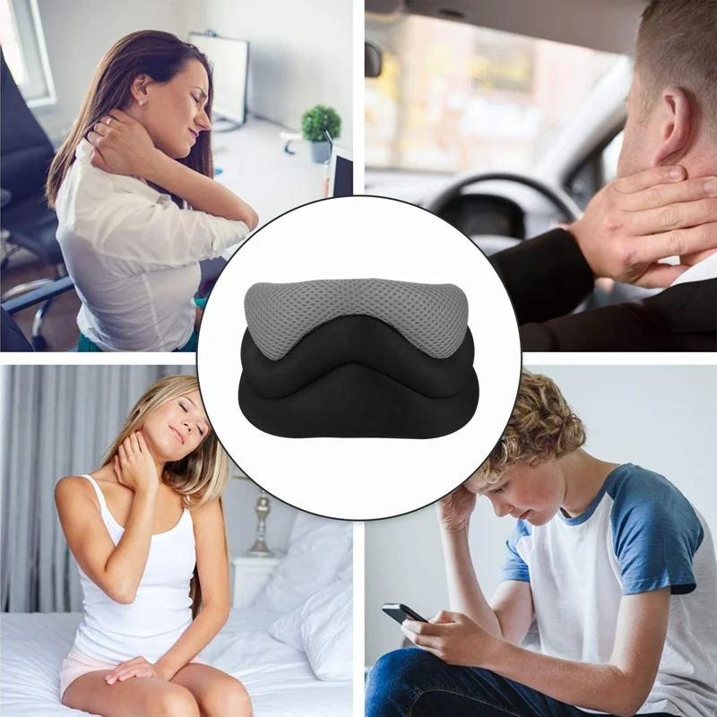 

1 PC Massage Neck Support Breathable Sponge Cervical Traction Device Neck Care Decompression Neck Protection Belt