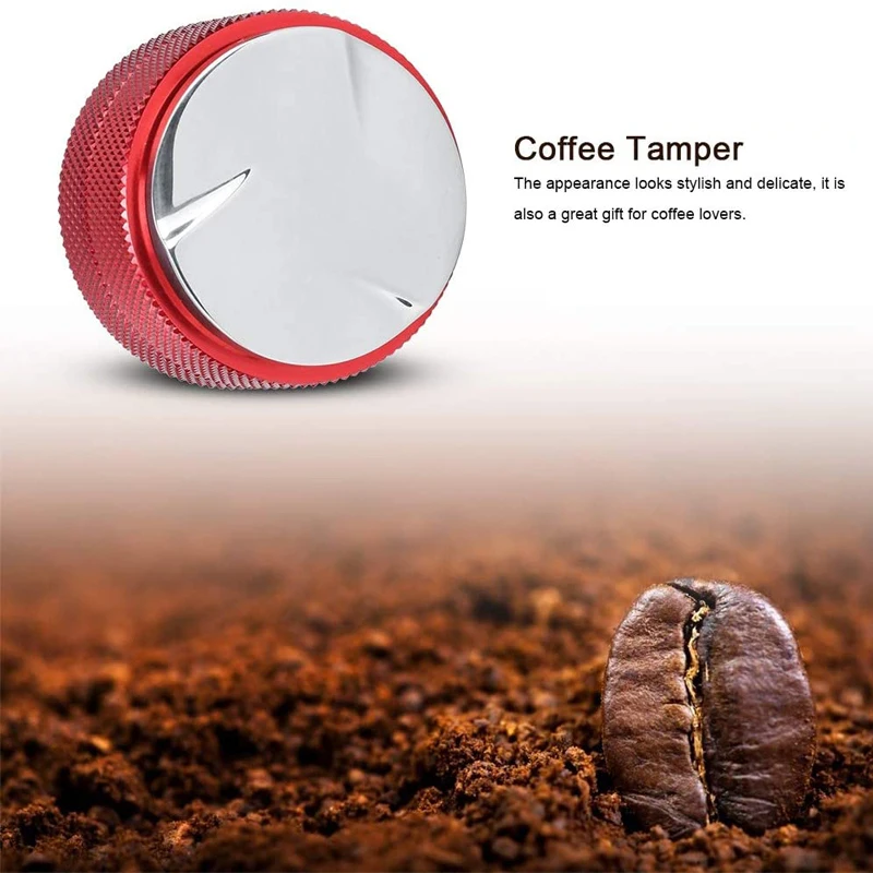 

Stainless Steel Coffee Tamper Distributor Adjustable Handle Powder Press Barista Family Office Espresso Coffee Maker Accessories