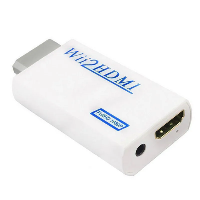 

For Wii2HDMI Adapter 3.5mm Audio Wii To HDMI Adapter Converter Support Full HD 720P 1080P Video For HDTV Monitor Projector