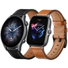 Ремешок из натуральной кожи для смарт-часов Xiaomi huami Amazfit GTS 3, сменный Браслет для Amazfit GTR 3 Pro GTR 3, 20 мм 22 мм