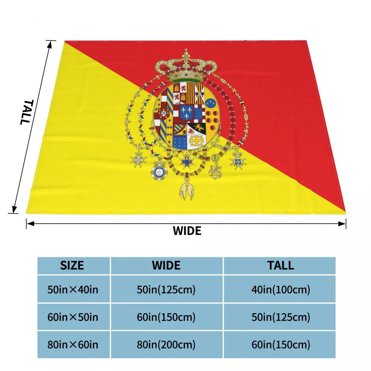Flag For A Bourbonic Sicily Blanket Flannel Summer Multi-function Lightweight Throw Blanket for Bed Bedroom Plush Thin Quilt images - 6
