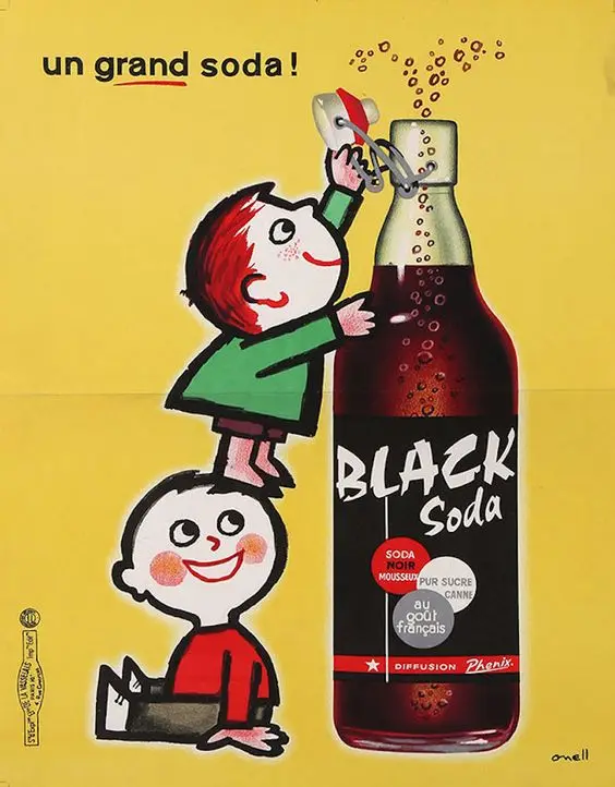 Реклама наклейка на стену в стиле ретро винтажная из крафт-бумаги | Дом и сад