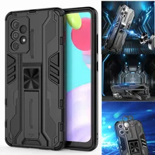 Case For Samsung A72 4G Case For Samsung Galaxy A72 A 72 4G 5G Car Armor Magnet Back Cover Bags For Samsung A72 5G Case Bumper