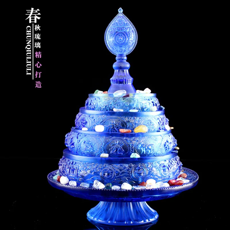 Tantric Tibetan Buddhism Mandala Plate Pray for auspicious happiness Buddhist temple offerings supplies | Дом и сад