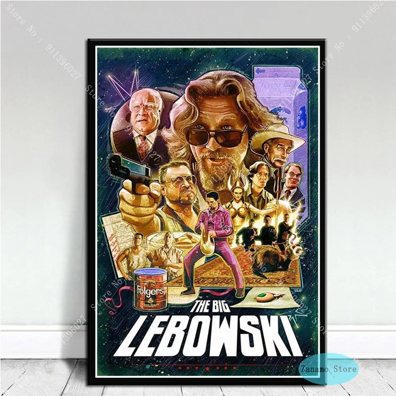 ZT938 большие постеры Lebowski в классическом стиле настенные картины для гостиной