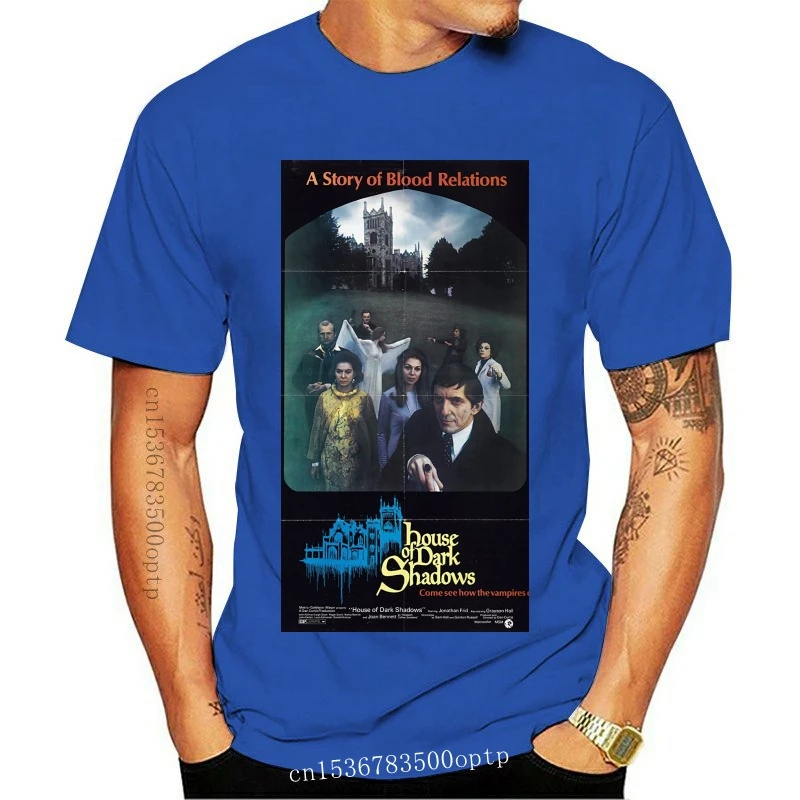 

New House Of Dark Shadows Cool Vintage 70'S Movie Poster T Shirt