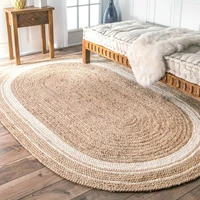Natural reed handmade cool carpet for summer, decoration reed rug 90x150cm, Japanese style oval shaped reed tatami mat SALES
