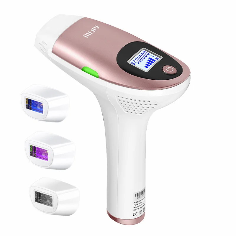 Original Authentic MLAY Permanent IPL Laser Hair Removal Home Use Machine Body Pubic Epilator for Women Men 500000 Flashes