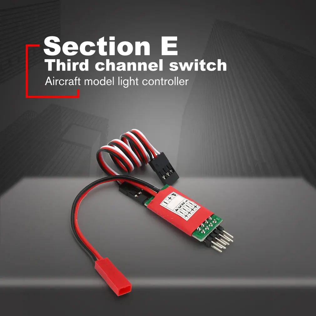

New LED Lamp Light Control Switch Panel System Turn on/Off 3CH for RC Car Vehicle Car Model Accessories