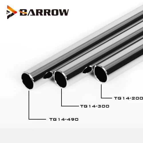 

Barrow Metal Brass Hard Tube,12X14MM,14X16mm Water Cooling Kit Rigid Pipe Build Accessory 300mm,TG14/16