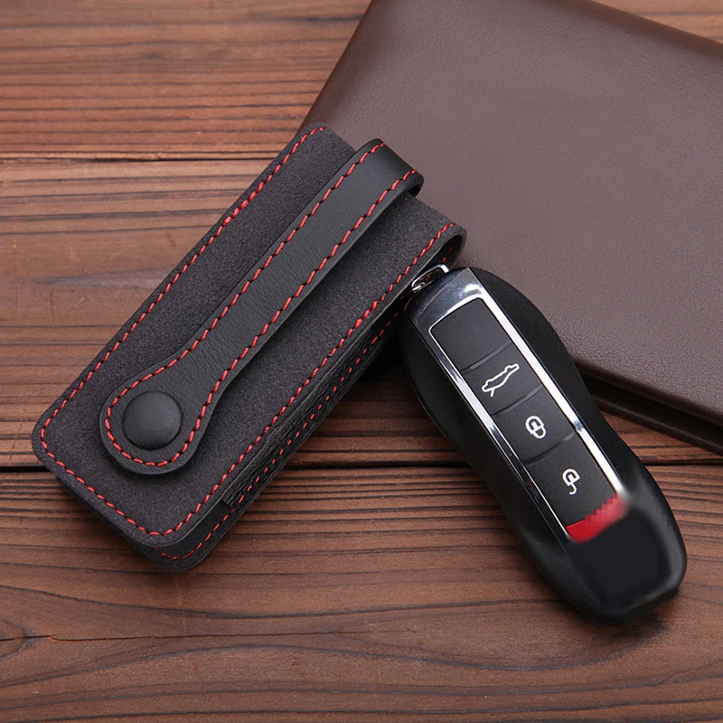 Кошелек для ключей автомобиля мужской держатель porsches защитный чехол брелка с