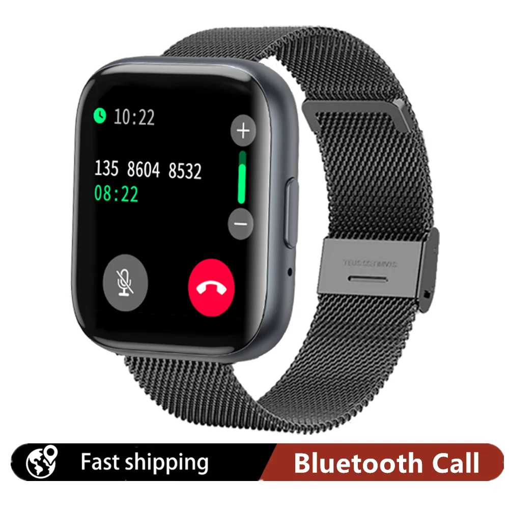 

2021 New Smart Watch Men Pedometer Watches Sport Fitness Tracker Bluetooth Call Can Heart Rate Smartwatch Supports Phone Skemi