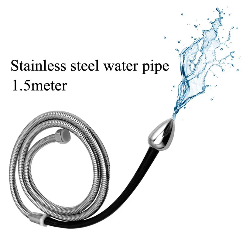 Силиконовая трубка полая Анальная Оросительная клизма насадка для очистки воды
