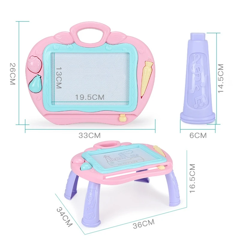 

Kids Drawing Board Magnetic Writing Sketch Pad Erasable Graffiti Doodle Reusable Handwriting Drawing Board Learning Toys Gifts
