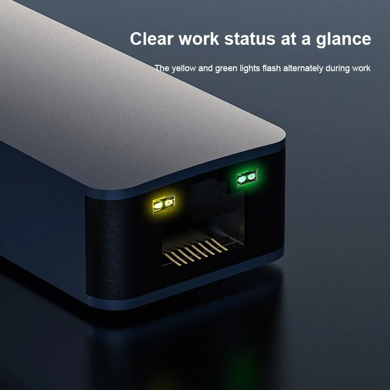 Сетевой адаптер USB C Ethernet к RJ45 для ноутбука Macbook Pro Samsung 2 5G Сетевая карта |