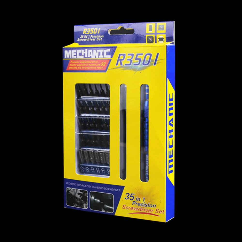 

MECHANIC Screwdriver Set 35 In 1 Multifunctional Opening Repair Hand Tool Set Precision Screwdriver For Phones Tablet Computers