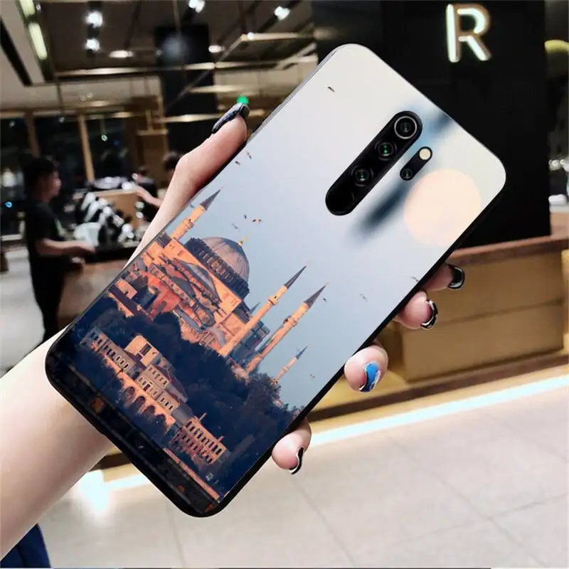 YJZFDYRM Турция Стамбул полный красивый город мягкий чехол для телефона Redmi Note 9 8T 8A 7 6