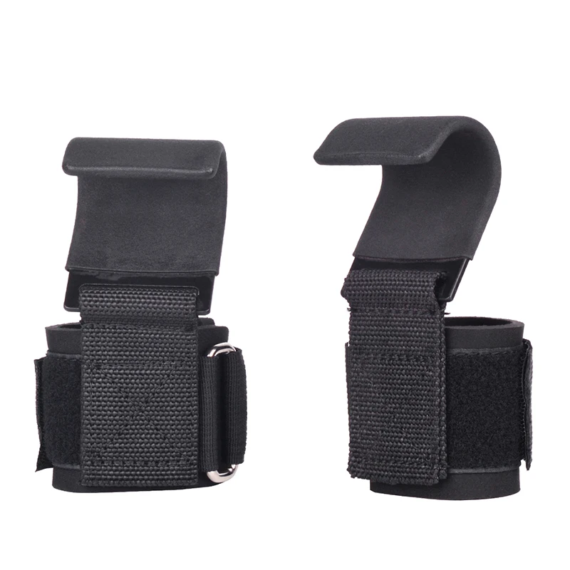 

Lifting Grip Hooks Lifting-Hook Hand-Bar Fitness Wrist Straps Heavy Duty Pull-ups Power Lifting Grips Padded Workout Hook