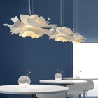 Итальянская креативная современная простая лампа для гостиной, Цветочная индивидуальная лампа, дизайнерская люстра в стиле знаменитостей из Интернета INS для спальни и девушки