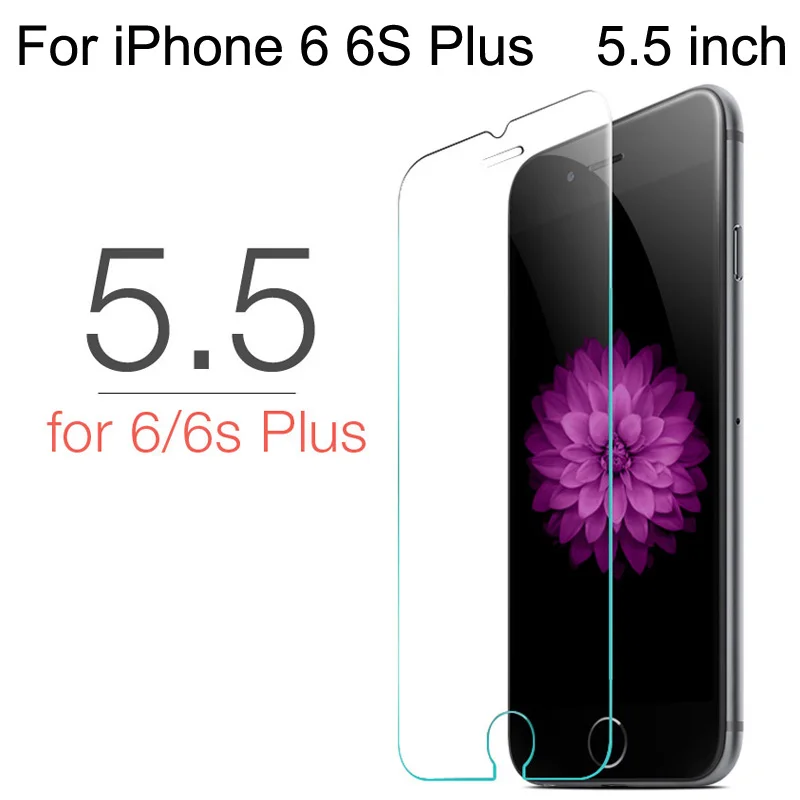 For iPhone 6 6s Plus Для iPhone 7 8 Plus, Защитное стекло для iPhone 11 Pro 6 6S Plus 5 5S Se, закаленное стекло для X XR XS Max, жесткая пленка для фильма - Цвет: For iPhone 6 6s Plus