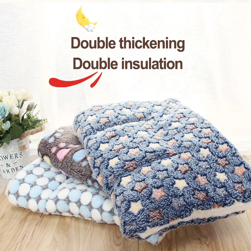 Теплая кровать для домашних животных зимняя фланелевая Конура утолщенное теплое